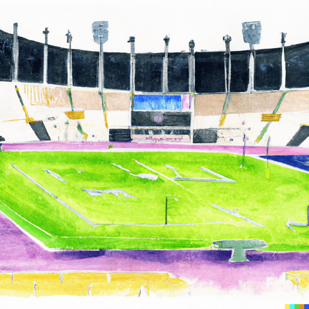 artists rendering of a sports field Pumas UNAM vs. Comunicaciones F.C