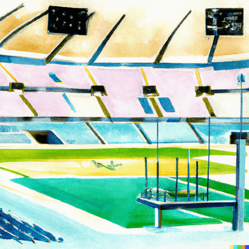 artists rendering of a sports field ORLEANS LOIRET BASKET